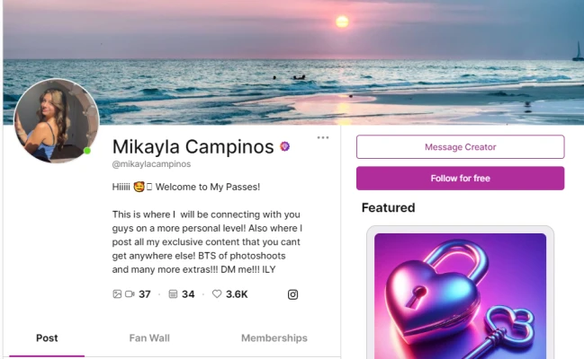 Mikayla Campinos @mikaylacampinos Free Onlyfans Accounts 